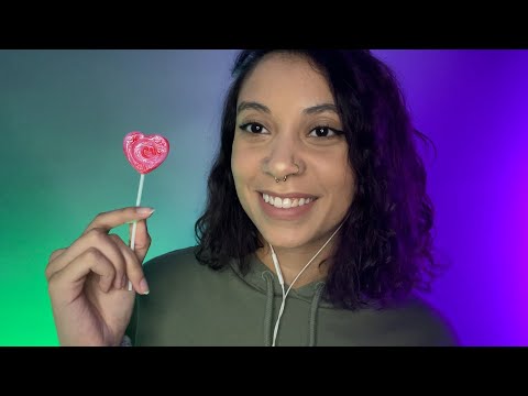 ASMR Fruit Punch Flavored Lollipop (Mouth Sounds)