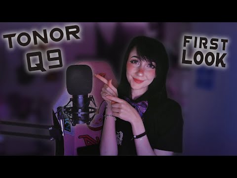 ASMR ☾ testing a new Mic 🎤 different triggers, soft spoken & whispered 💜 Tonor Q9 #gifted