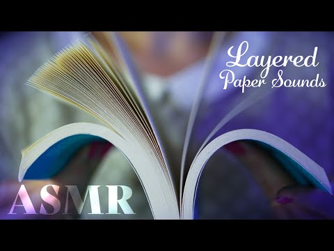 ASMR ~ Layered Paper Sounds ~ Crinkles, Tapping, Layered Sounds (no talking)