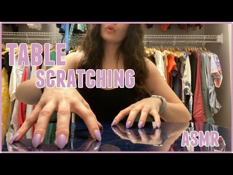ASMR | table scratching | fast and slow tingles