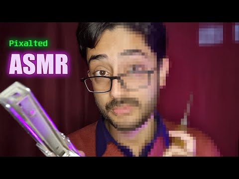 ASMR Fixing your Eyes (Everything is Pixelated)\ Hindi \ Personal Attention