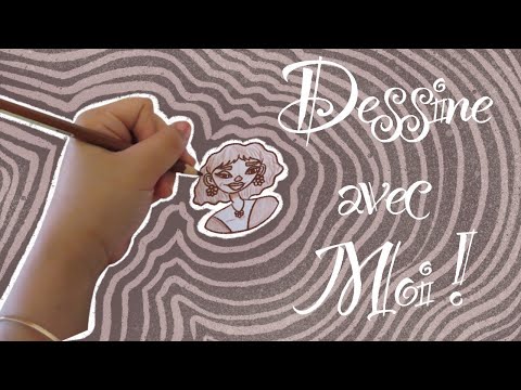DESSINE AVEC MOI | ASMR Français (crayons, thé et blabla...)