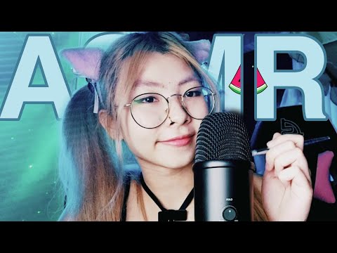 ASMR Help you to SLEEP😴 | mic brushing | trigger words | mouth sounds