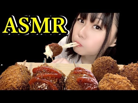 【ASMR 咀嚼音】CHEESY CORN DOG Melt in mouth 명랑핫도그 【Eating Sounds】