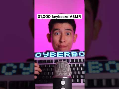 $1,000 keyboard! ⌨️ #asmr