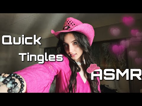 Quick Tingles ASMR | Lofi Upclose Hand Sounds, Fabric Sounds, Camera Tapping, Hotel ASMR