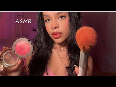 ASMR~ Mean Girl Does Your Makeup in Class (Tapping, Mouth Sounds & Whispers)