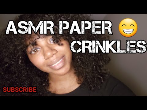 Asmr Shredded Paper Crinkles ~ no talking