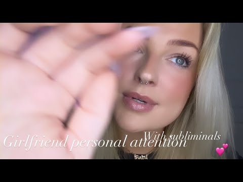 Personal attention with subliminals- attract your desired reality with ASMR (layered sounds)