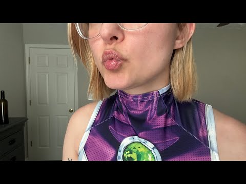 ASMR to Help You Sleep / Up Close & Personal / Lip Gloss Application / Gum Chewing & Bubble Blowing
