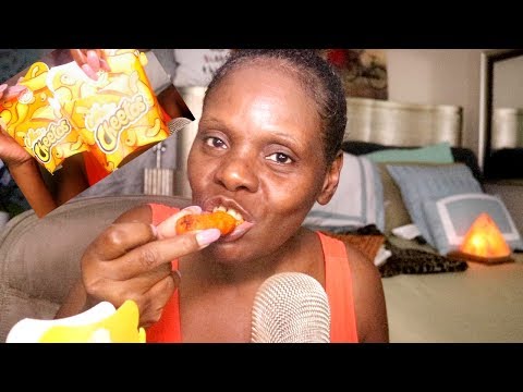 Mac N Cheetos ASMR Eating Sounds Crunch Bk | Not A Meal #@%