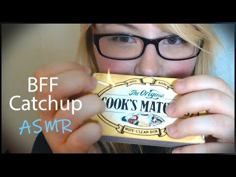 ASMR Comforting Roleplay Best Friend Helps You Relax (Page turning / Massage / Matches 🔥)