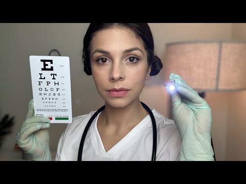 ASMR Real Hospital Nurse Exam BUT YOU CAN CLOSE YOUR EYES (Soft Spoken Roleplay) Personal Attention