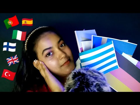 ASMR in 10 Different Languages!! (🇺🇲🇹🇷🇪🇸🇸🇪🇮🇹🇫🇮🇩🇪🇸🇦🇵🇹🇵🇱🇬🇷)