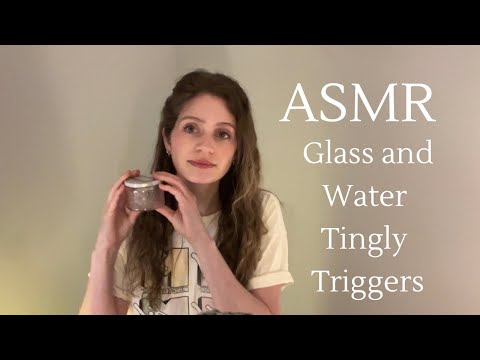 Playing With Glass 🫙 and Water 💧 ASMR | Tinkling, Tingling Tapping, Whispers, Gentle Sounds