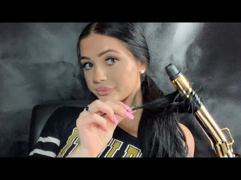 ASMR| HOW I CURL/STYLE MY HAIR ( VERY TINGLY WHISPERING)