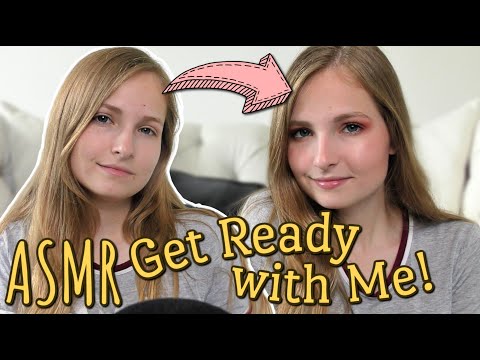 ASMR | Casual Get Ready with Me (doing my makeup)