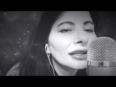 ASMR soft whispers - methodical and shhh's black & white (old movie theater style) for relaxation.