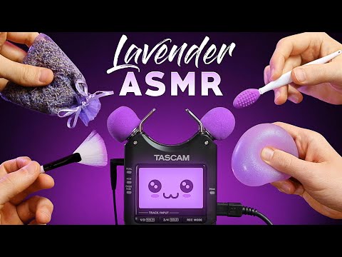ASMR LAVENDER TRIGGERS to Help You Fall Asleep [No Talking]