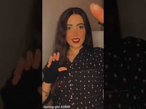 ASMR | Hand Movements & Hand Sounds mmm With Fingerless Gloves 🧤#shorts