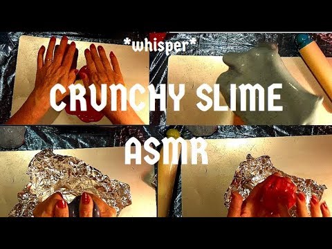 ASMR: Whisper || Crunchy Slime || ASMRtists Facebook Group