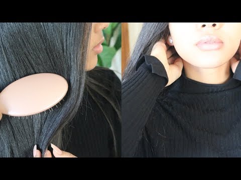 ASMR | Hair Combing and Scalp scratching | Gentle Whispering