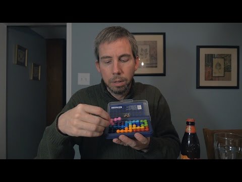 ASMR & Beer #52 - Longboard Island Lager, BBQ Beef Jerky & IQ Fit Puzzle