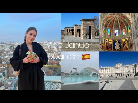 ASMR Spanien Vlog 🇪🇸 January Recap (deutsch, close up whispering, follow me around)