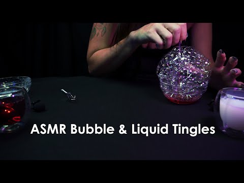 ASMR - Bubble Popping & Liquid Sounds (No Talking)