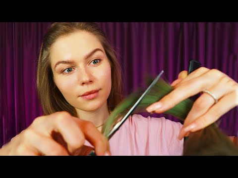 ASMR Relaxing Haircut for Sleep. RP, Personal Attention