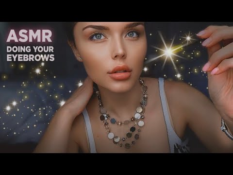 ASMR | Doing Your Eyebrows (SO MUCH FACE TOUCHING) | tingly personal attention