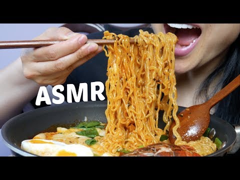 ASMR Lobster Spicy Noodles + Cheesy Korean Rice Cake (Cooking + EATING SOUNDS) NO TALKING | SAS-ASMR