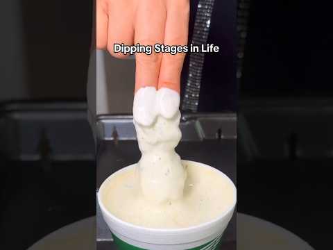 DIPPING STAGES IN LIFE #shorts #viral #mukbang