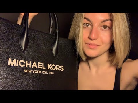 WHAT’S IN MY BAG ~ borsa nuova Michael Kors edition // video richiesto (asmr ita)|| Luvilè ASMR