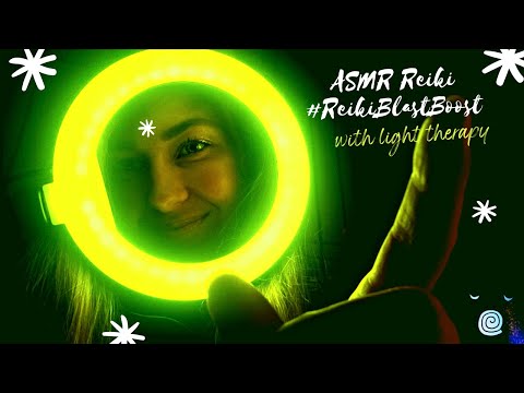 ASMR Reiki | 🌟Your Quick Energy Boost🌟 Light Therapy Healing | #ReikiBlastBoost 💛Ep. 18💛