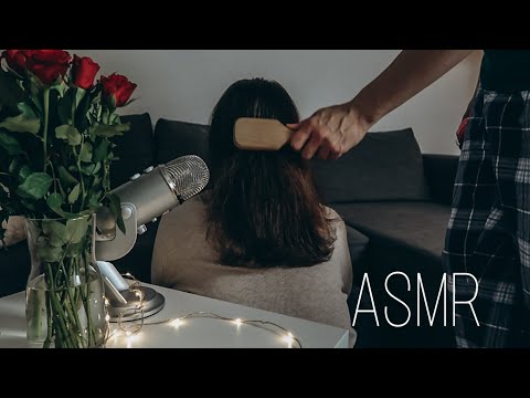 ASMR - Freund bürstet meine Haare - Boyfriend Brushes My Hair - german/deutsch