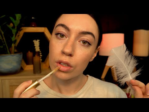 ASMR | Will you go to sleep for me? (lens tapping/covering, finger flutters, fabric scratching)