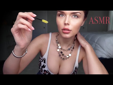 ASMR | Doing Your Eyebrows [up-close tingly personal attention, spoolie nibbles]