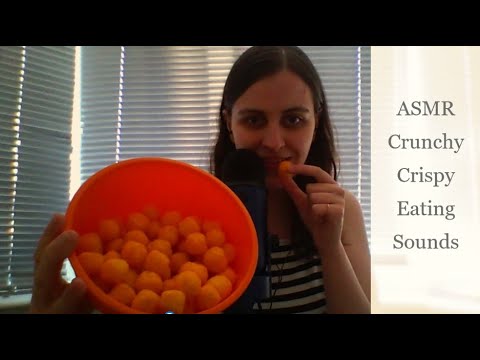 ASMR Crunchy Eating Sounds with Cheese Balls Plus Mouth Sounds (Minimal Talking)