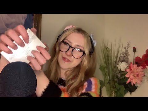 ASMR | soft and gentle tapping / hand sounds ✨