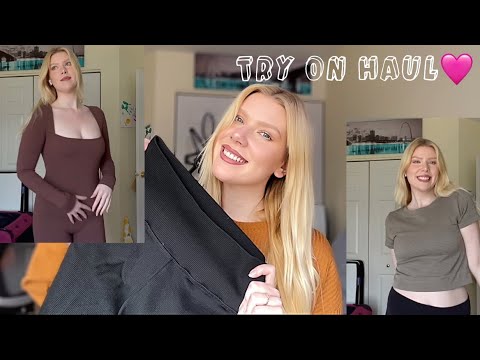 ASMR| Trying On NEW Athletic Clothing 🧘🏼‍♀️ Soft Spoken & Fabric Sounds