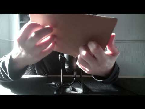 Cardboard sounds | Gripping, scratching, tapping (no talking) [ASMR]