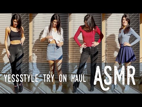 ASMR ita - 👗 YESSTYLE Try On Haul • Una Coda di AUTUNNO (Whispering)