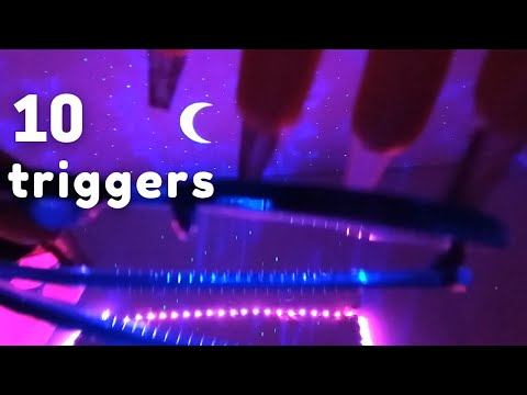ASMR 10 Triggers - Camera Combing, Camera Tapping, Invisible Triggers, Jade Rolling, ETC