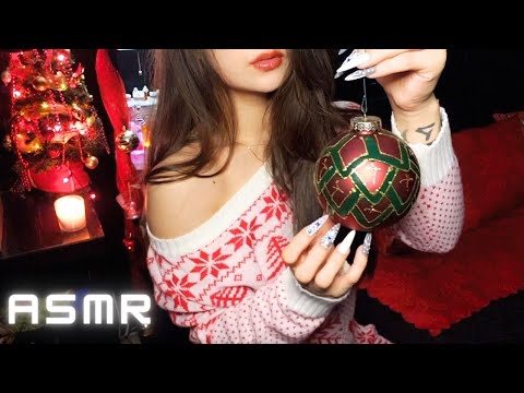 Asmr Christmas Mic Triggers Assortment Tapping & Scratching Ornaments Ginger Bread House Etc Whisper