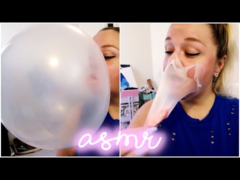 ASMR | Relaxing Bubble Blowing | Huge Bubbles | Chewing Sounds | Candiikonyt ASMR