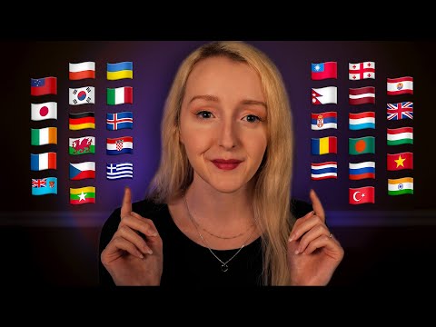 ASMR Whispering 'Hello' in 80+ Different Languages