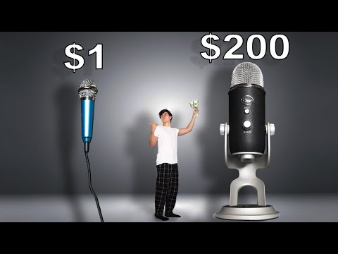 1$ Microphone VS $200 Microphone [ASMR] Ultimate Sound Test