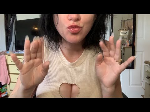 ASMR Fabric Scratching on Shirt with Mouth Sounds (fast and aggressive, patreon early release)