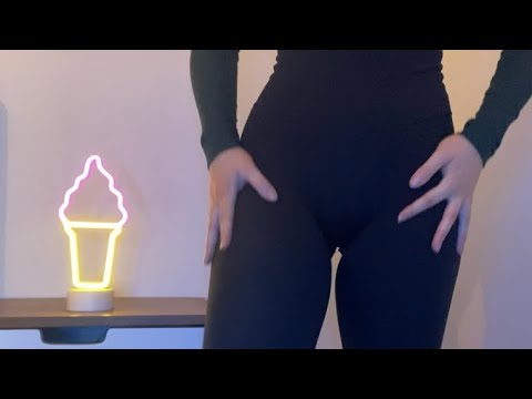 ASMR leggings scratching and dry hand sounds ✨🥰